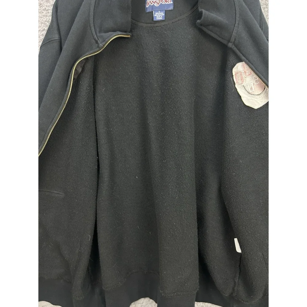 Jansport Oklahoma State University Cowboys Full Zip Sweater Sz Large Mock Neck